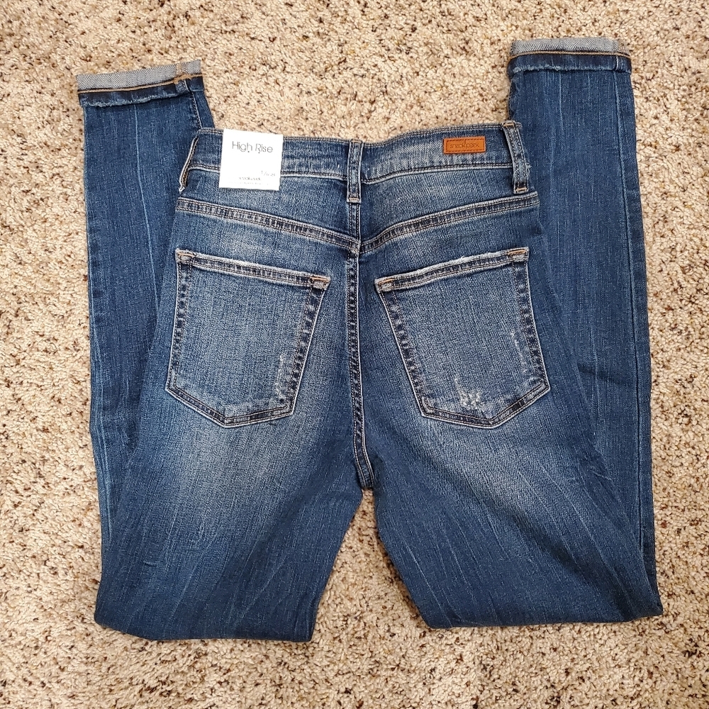 High rise Sneak Peek Jean sz 1